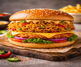 CHICKEN BURGER COMBO