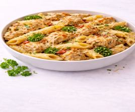 CHEESY CHICKEN PASTA