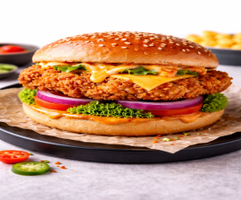 CRISPY CHICKEN BURGER
