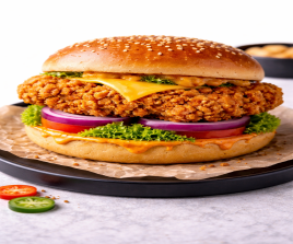 CRISPY ZINGEER BURGER