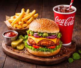 VEG BURGER COMBO