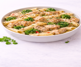 WHITE SAUCE CHICKEN PASTA